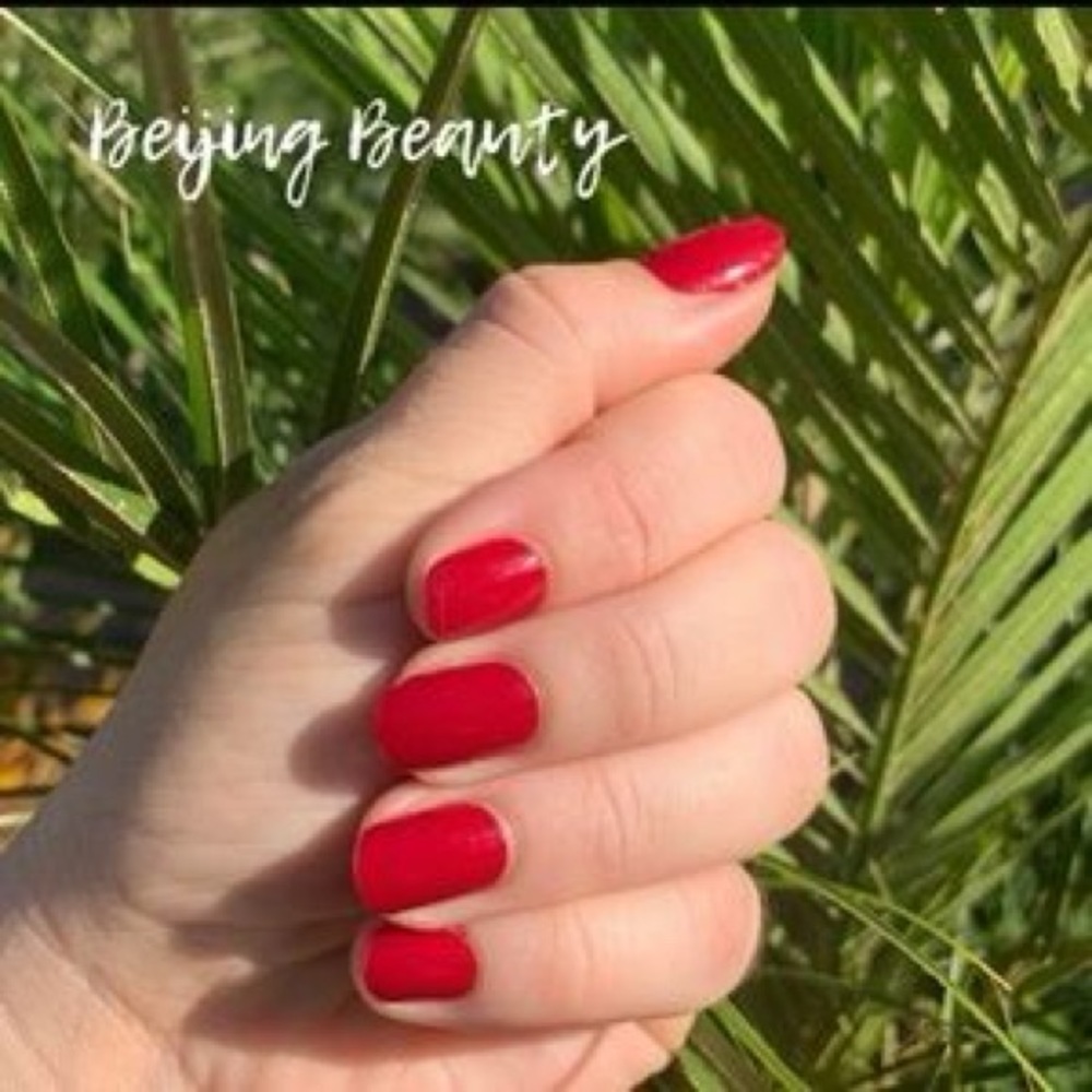 Color Street Red Nail Strips in Beijing Beauty